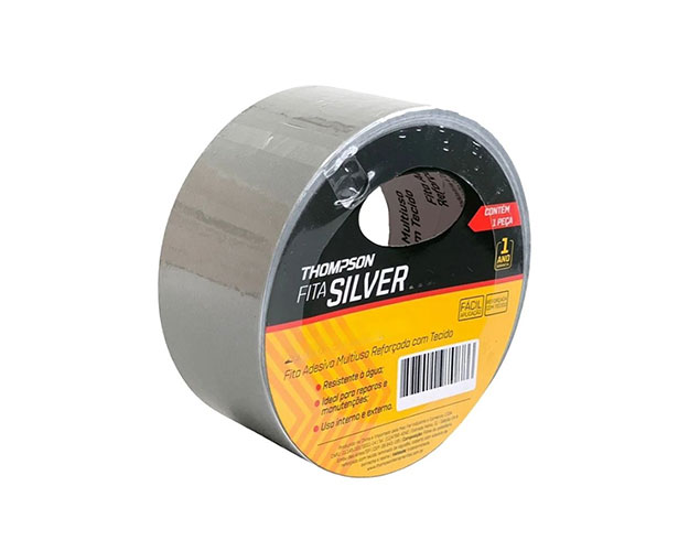 FITA SILVER TAPE REFORÇADA 48MMx5M
