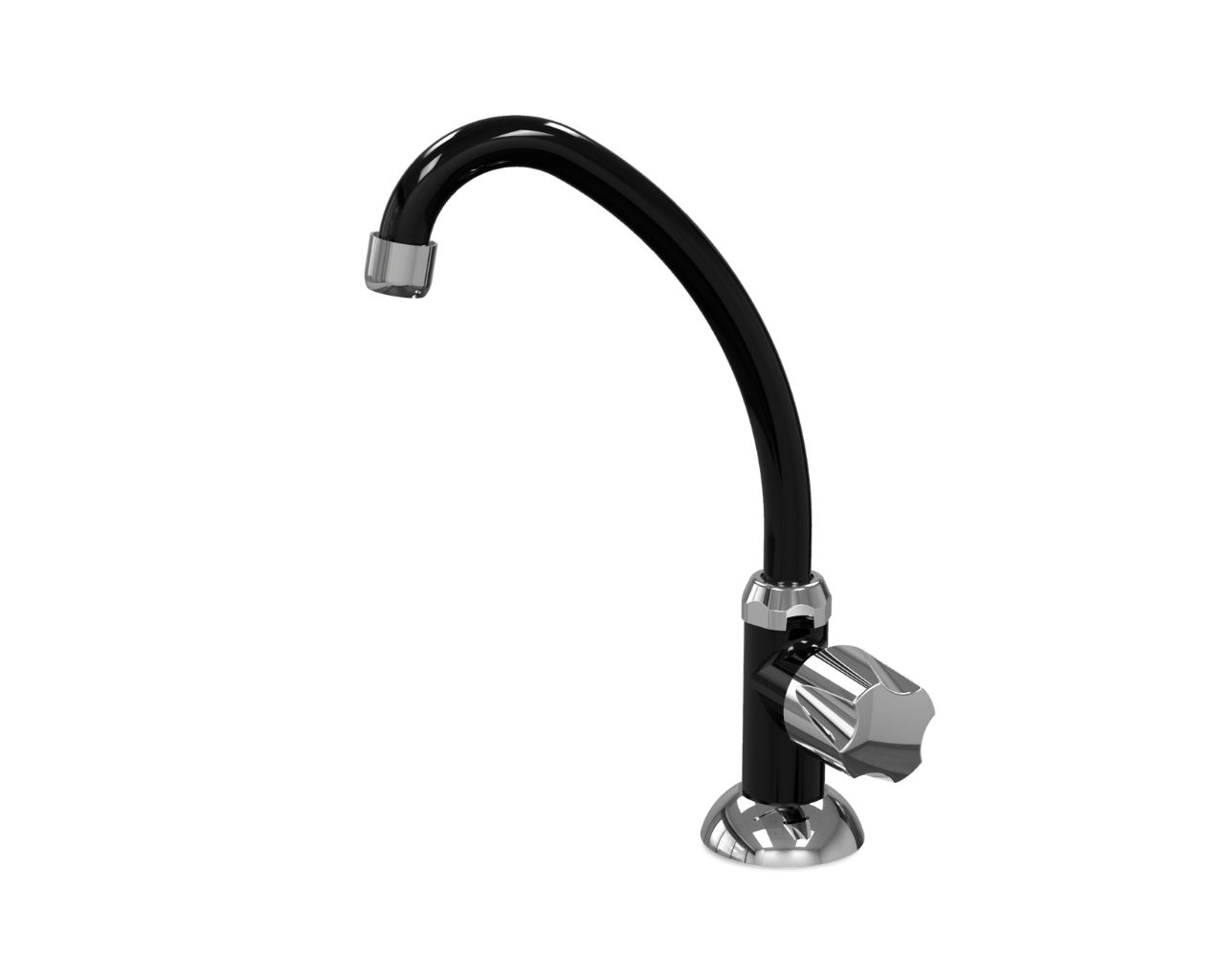 TORNEIRA COZINHA MESA BICA ALTA PRETA CR COLORS E05