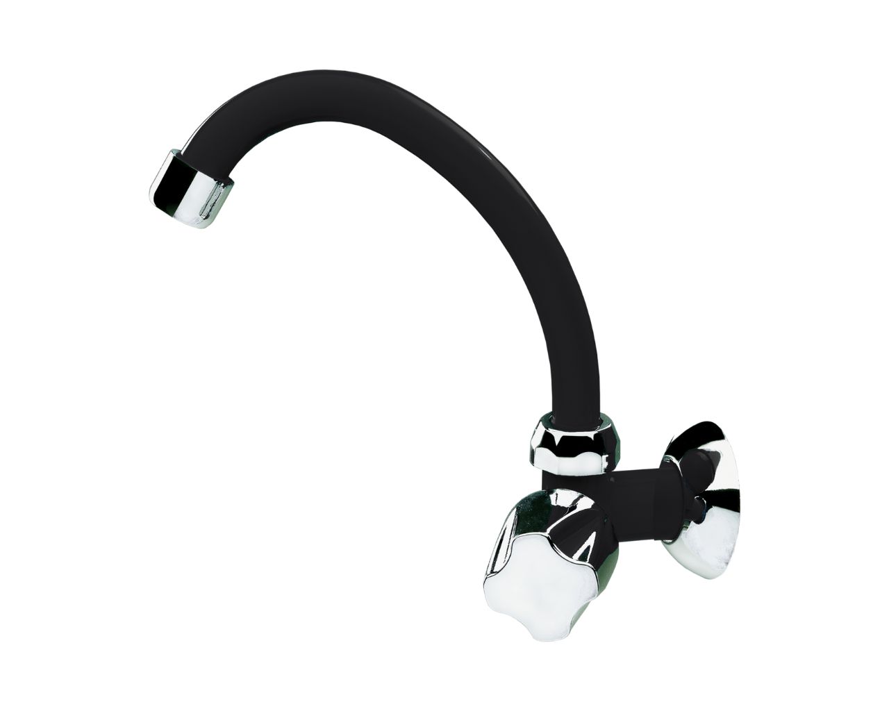 TORNEIRA COZINHA PAREDE BICA ALTA PRETA CR COLORS E05