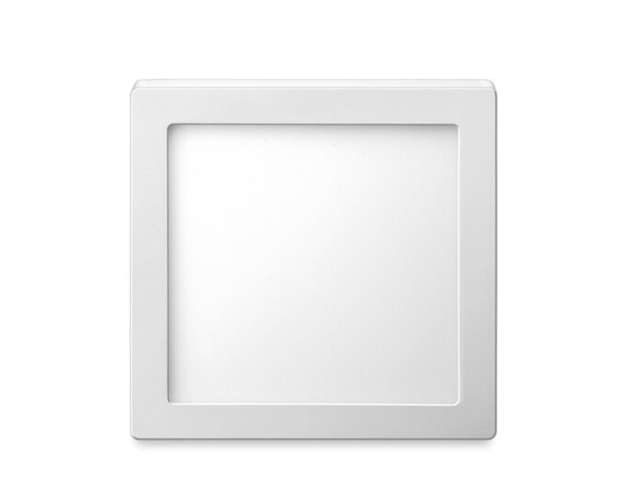 PAINEL LED SOBREPOR QUADRADO 18W 3000K ( AMARELO )