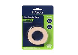FITA DUPLA FACE ESPUMA 19MM x 2M AT2819/2