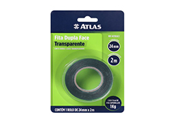 FITA DUPLA FACE TRANSPARENTE 19MM x 20M AT2919/20