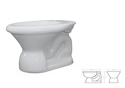 BACIA CONVENCIONAL INFANTIL BRANCA 