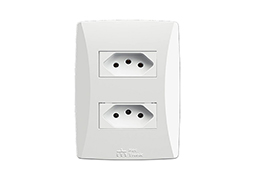 TOMADAS PETRA 2 TOMADAS 2P+T 20A/250V C/ PLACA 39162