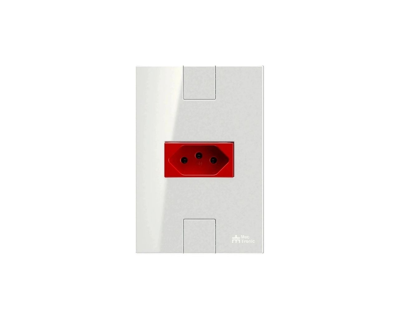 TOMADAS CLICK VERMELHA 2P+T 20A/250V HORIZONTAL COM PLACA 49105