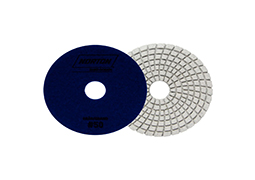 DISCO DE LIXA DIAMANTADO POLIMENTO COM VELCRO 100 G050 AZUL ESCURO