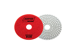 DISCO DE LIXA DIAMANTADO POLIMENTO COM VELCRO 100 G400 VERMELHO