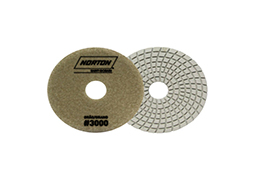 DISCO DE LIXA DIAMANTADO POLIMENTO COM VELCRO 100 G3000 MARROM