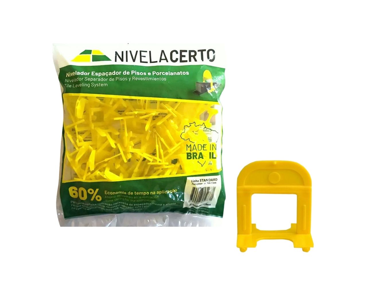ESPAÇADOR NIVELAMENTO 1,5MM STD ECO PLUS 100 PEÇAS