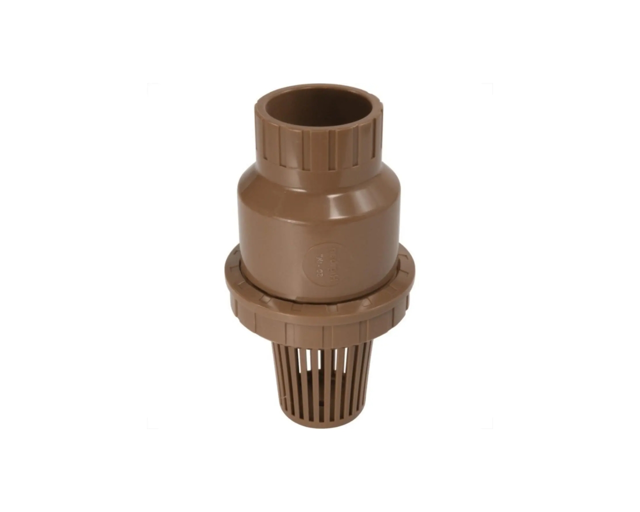 VÁLVULA FUNDO POÇO CCOM CRIVO ROSCA PVC 1.1/2