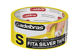 FITA SILVER TAPE ADELBRAS AMARELA 48MMX5M
