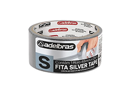 FITA SILVER TAPE ADELBRAS BRANCA 48MMX5M