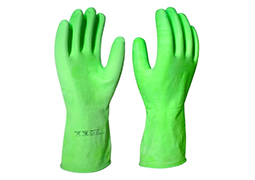 LUVA NITRÍLICA FORRADA VERDE 10