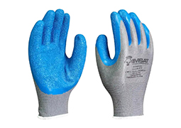 LUVA TRICOTADA BANHO LÁTEX PALMAR AZUL 09