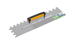 DESEMPENADEIRA AÇO PRÁTICA 10X35CM DENTE 12MM CABO PL