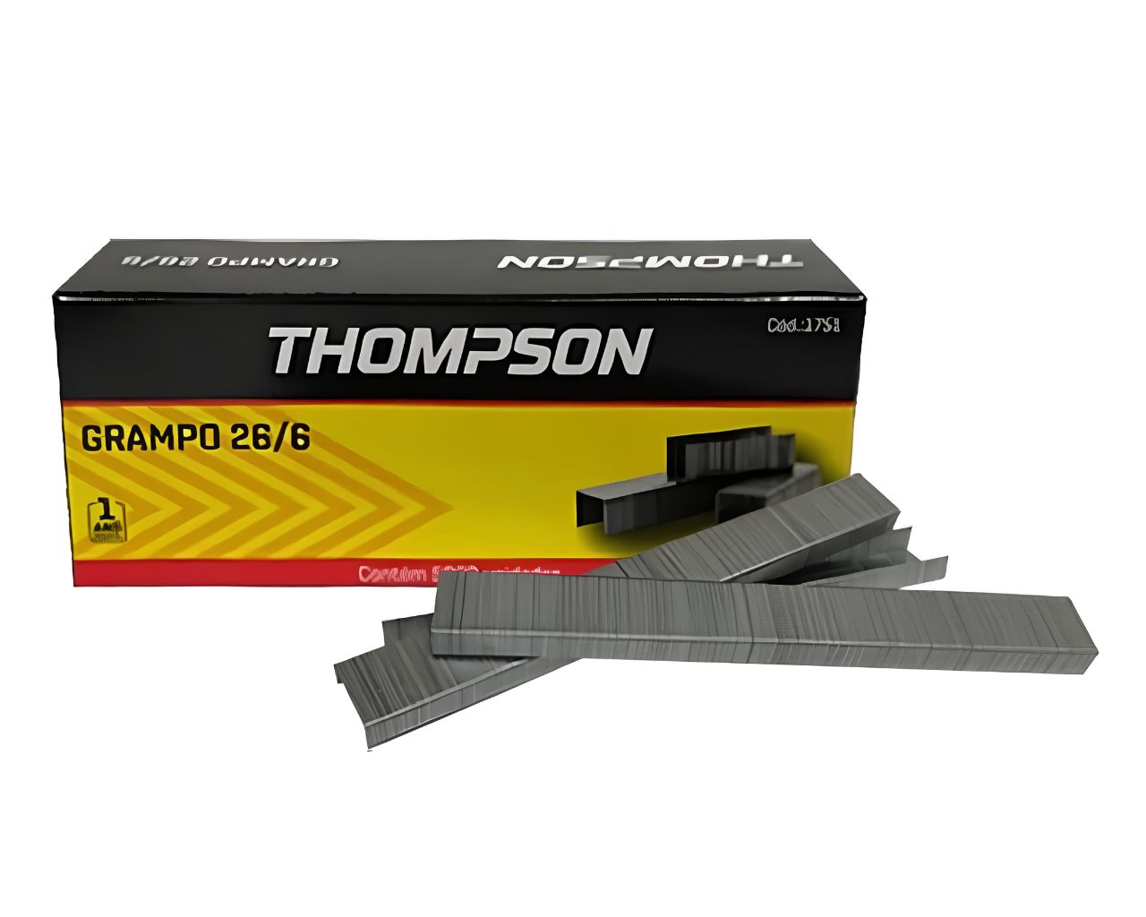 GRAMPO PARA GRAMPEADOR COMUM 26/6 (CX C/ 5000)