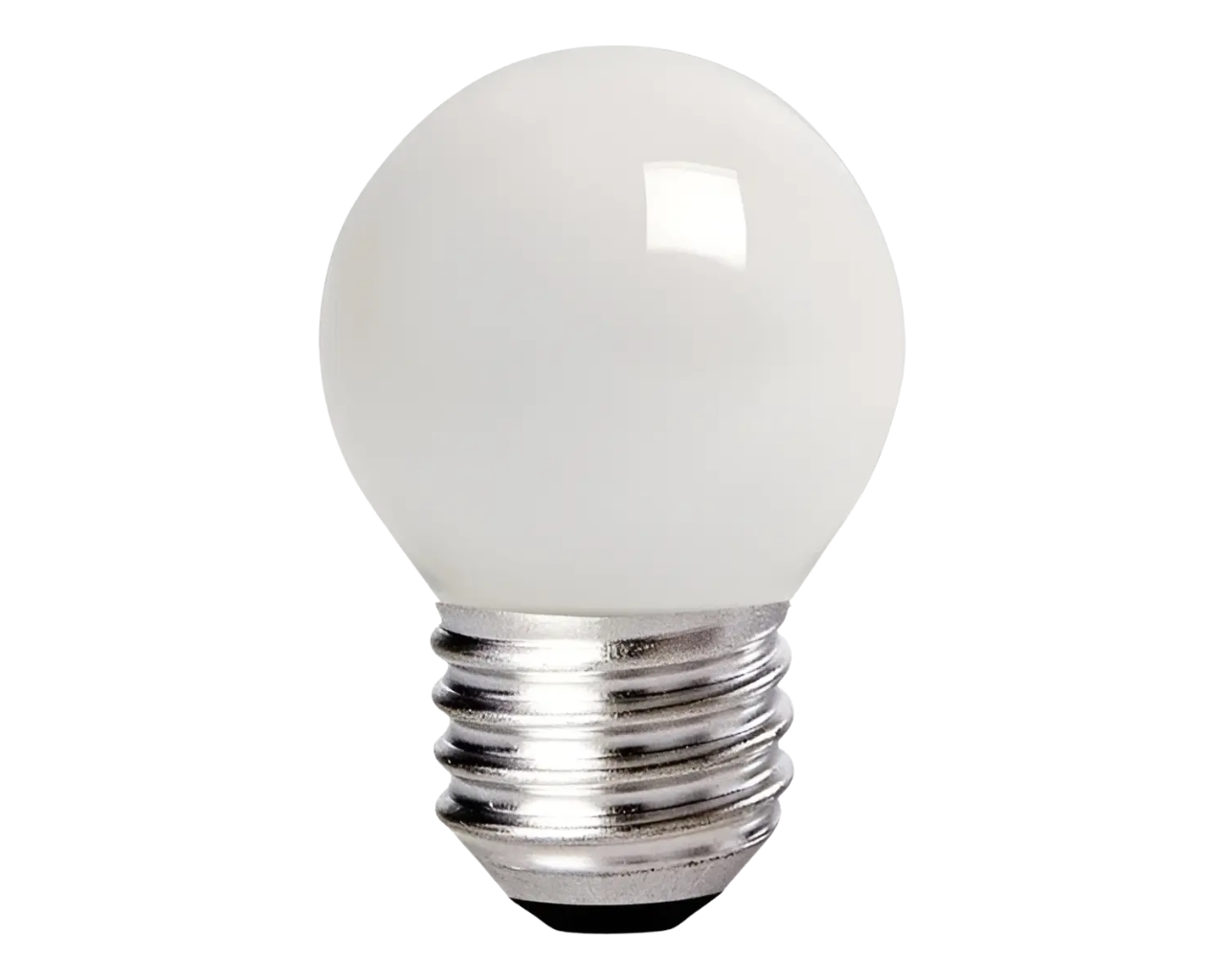 LAMPADA BOLINHA INC. 15W 127V E27 LEITOSA