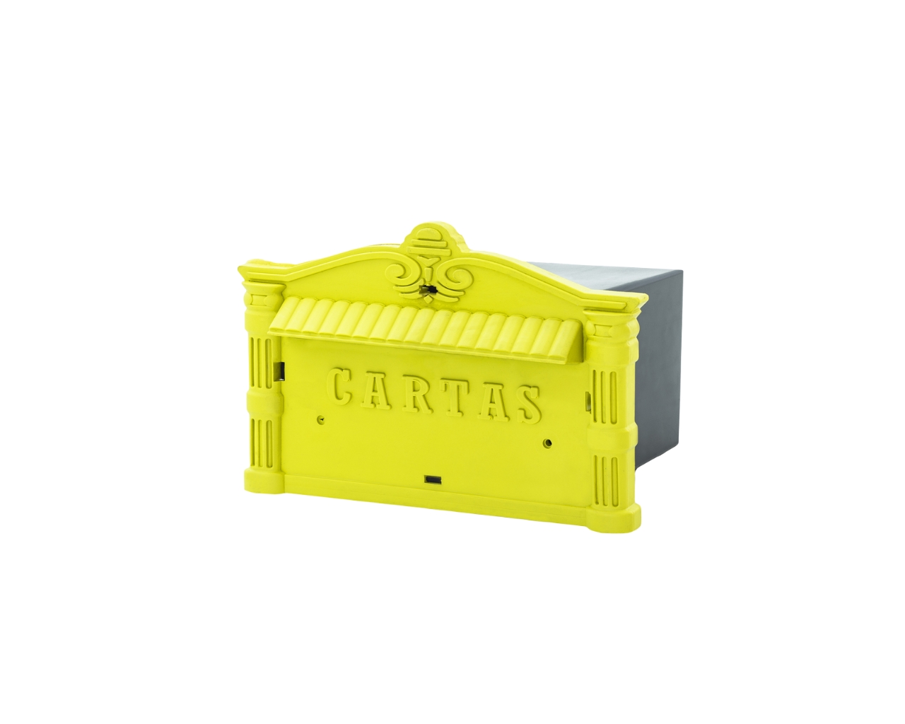 CAIXA DE CORREIO PVC AMARELA 