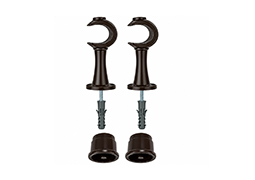 SUPORTE VARAO CORTINA GROSSO 28MM IMBUIA