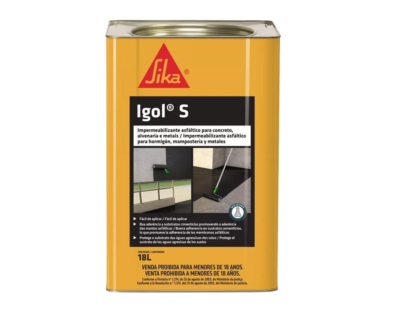 IGOL S 18L BASE SOLVENTE