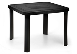 MESA GABRIELA PRETA QUADRADA