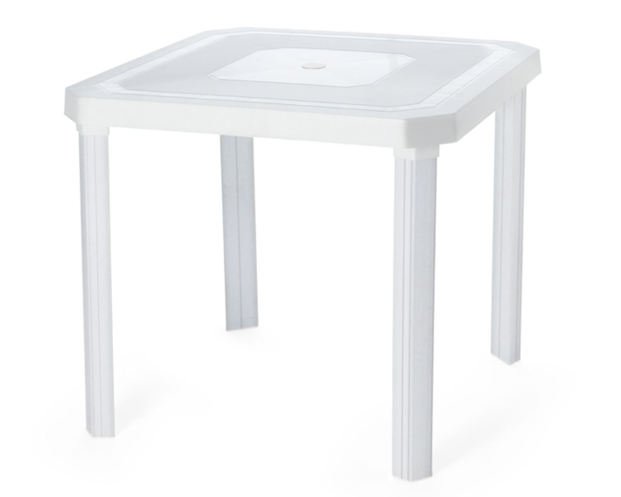 MESA GABRIELA BRANCA QUADRADA