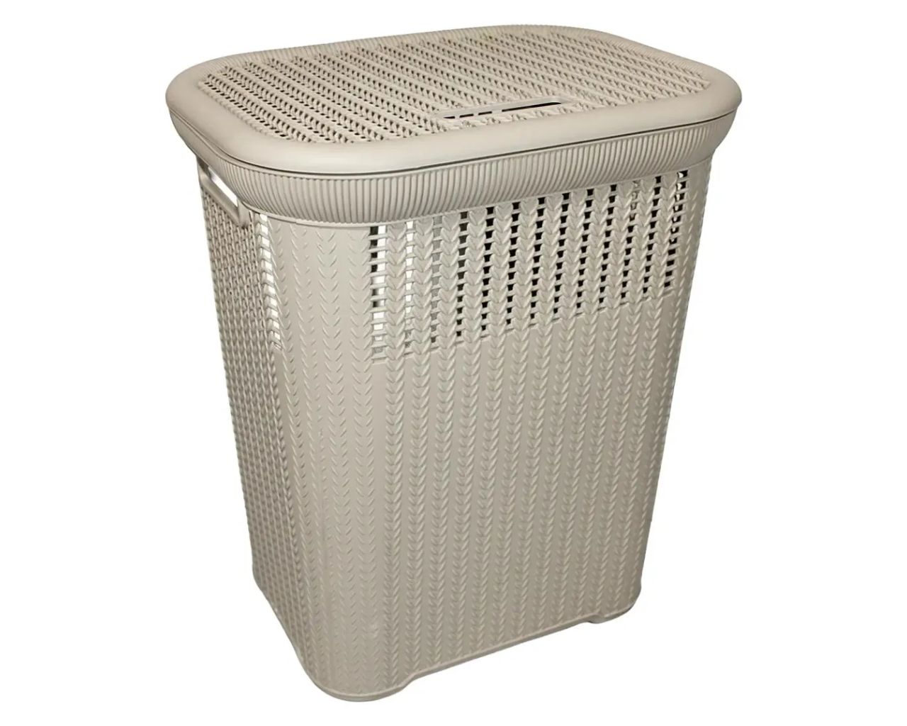 CESTO ROUPA RATTAN 50 LITROS NUDE