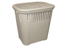 CESTO ROUPA RATTAN 50 LITROS NUDE