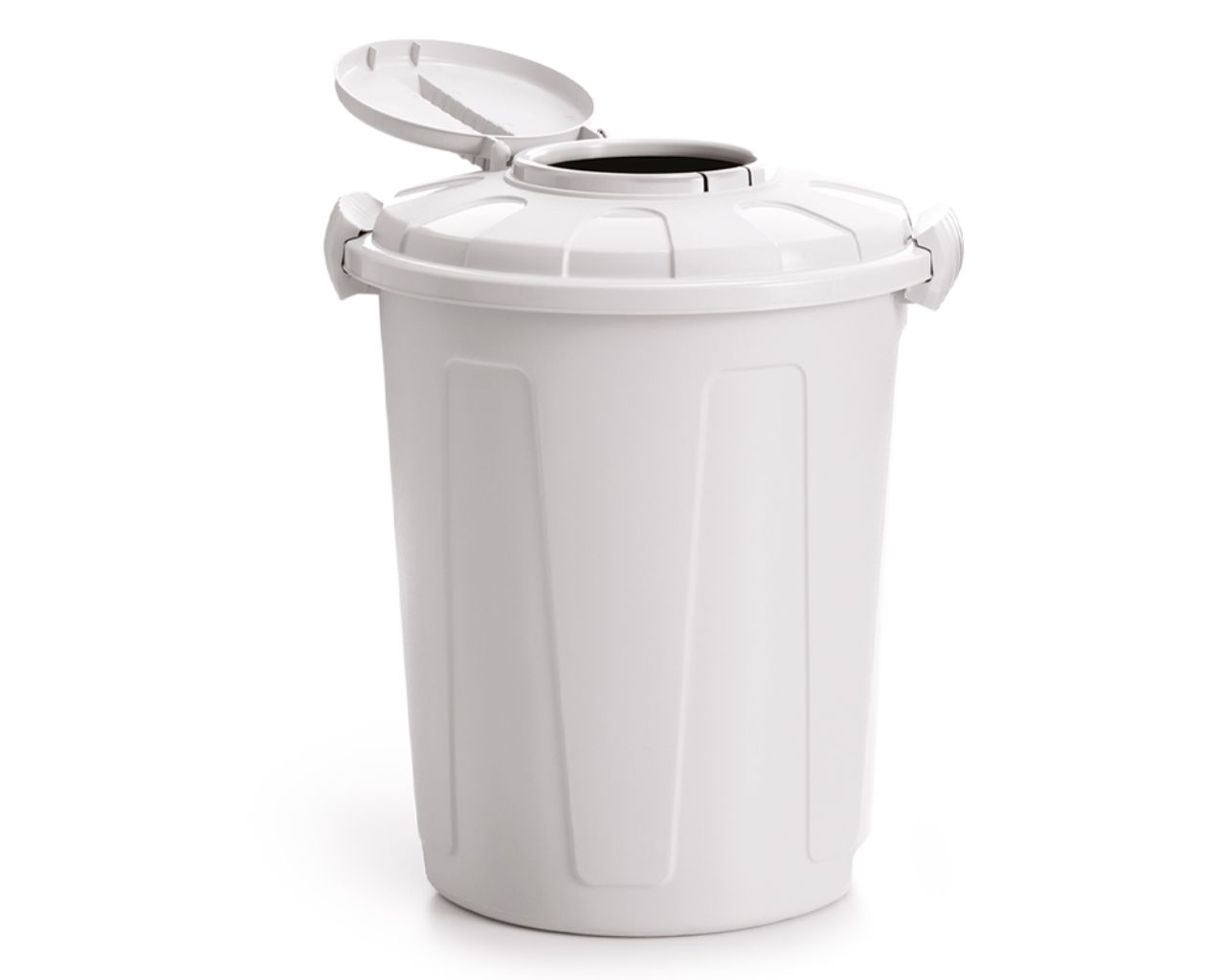 LIXEIRA MULTIUSO 60 LITROS BRANCA C/VISOR