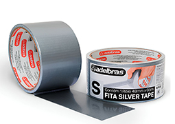 FITA REFORCADA MULTI SILVER TAPE PRATA ADELBRAS 48MMX5M 960