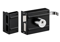 FECHADURA PORTÃO TETRA CHAVE F1510 PRETO FOSCO