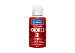 CORANTE LÍQUIDO XADREZ EXTRA 50ML VERMELHO