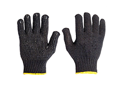 LUVA DE MALHA TRICOT TATEX PRETA ENCARTELADA