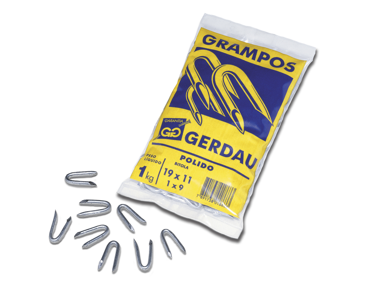 GRAMPO PARA CERCA 1x9 POLIDO