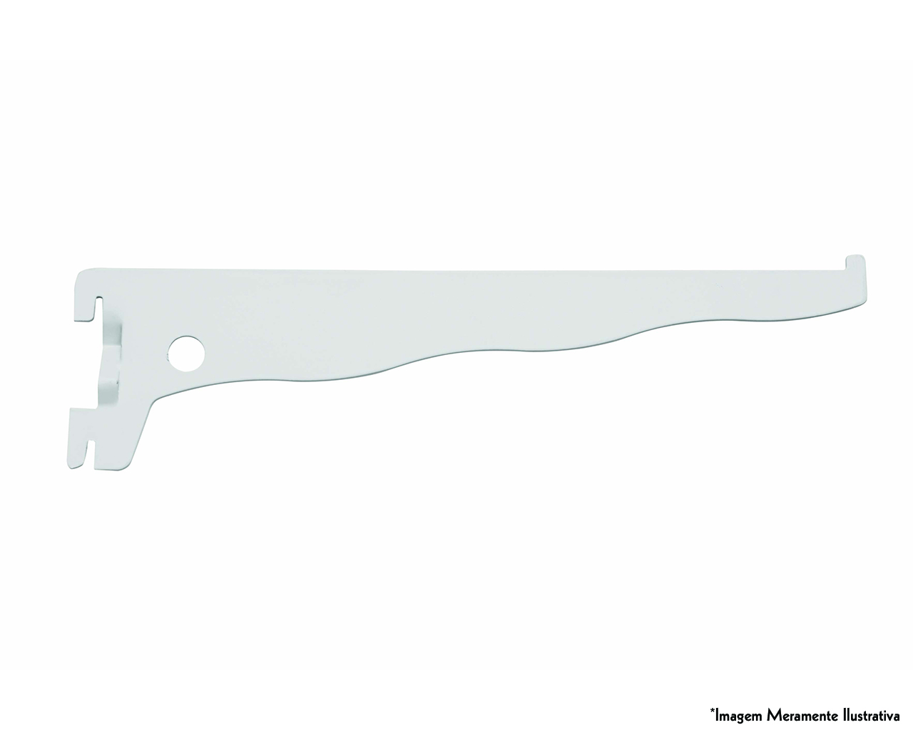 SUPORTE TRILHO BRANCO 30CM