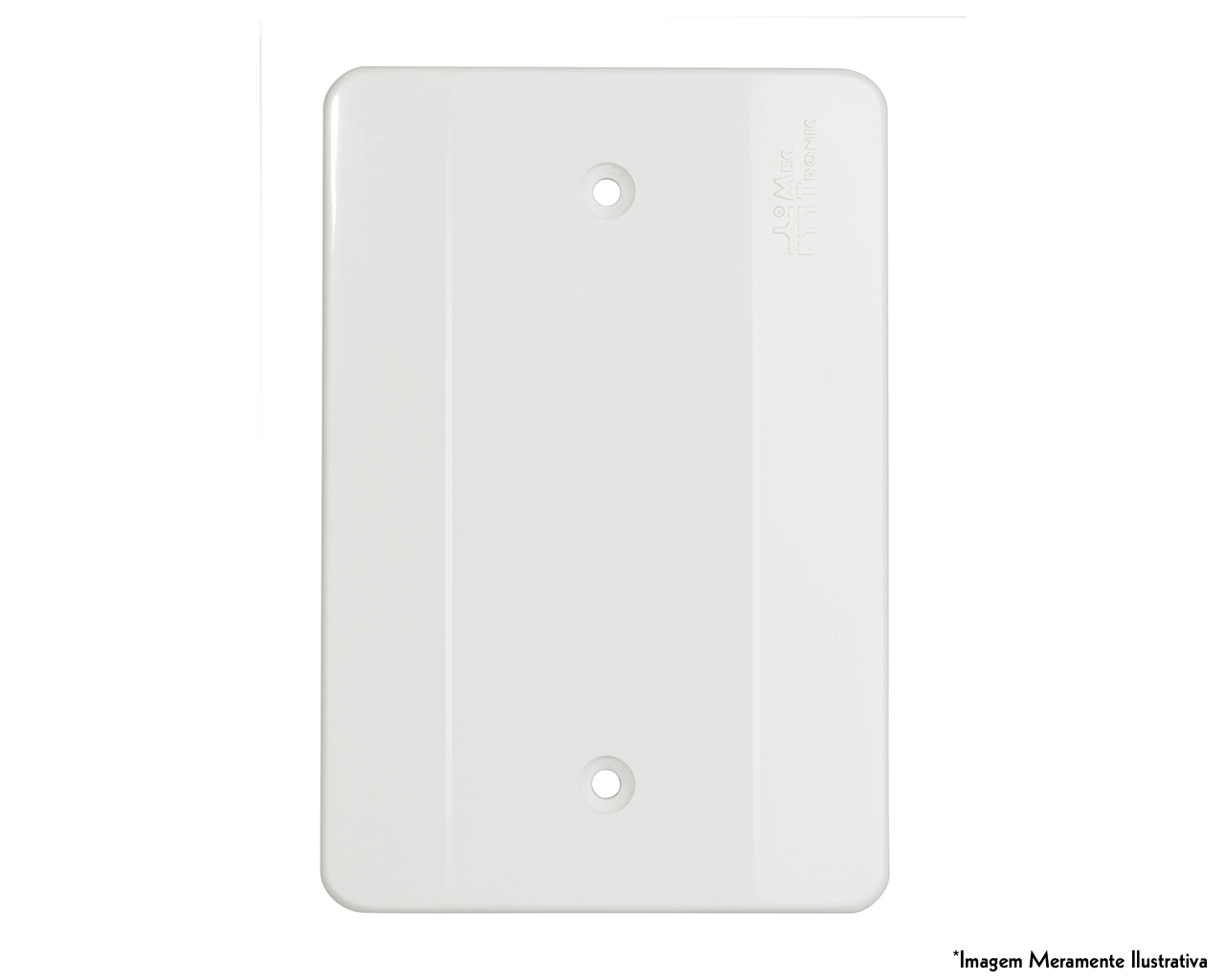 PLACA CEGA MILLENIUM BRANCA 4x2