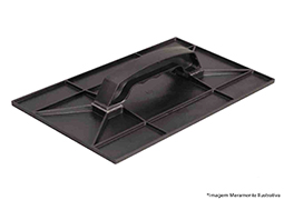 DESEMPENADEIRA DE PVC CORRUGADA 15x26CM