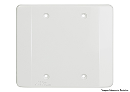 PLACA CEGA MILLENIUM BRANCA 4x4
