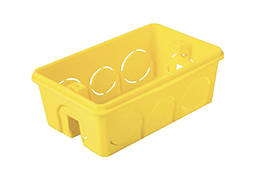 CAIXA LUZ TRAMONTINA 4X2 PVC AMARELA 57500/041