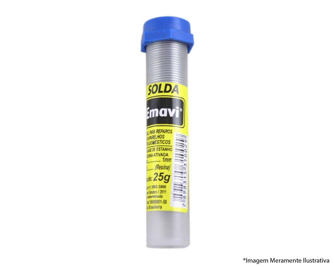 SOLDA TUBO AMARELA/AZUL 25G