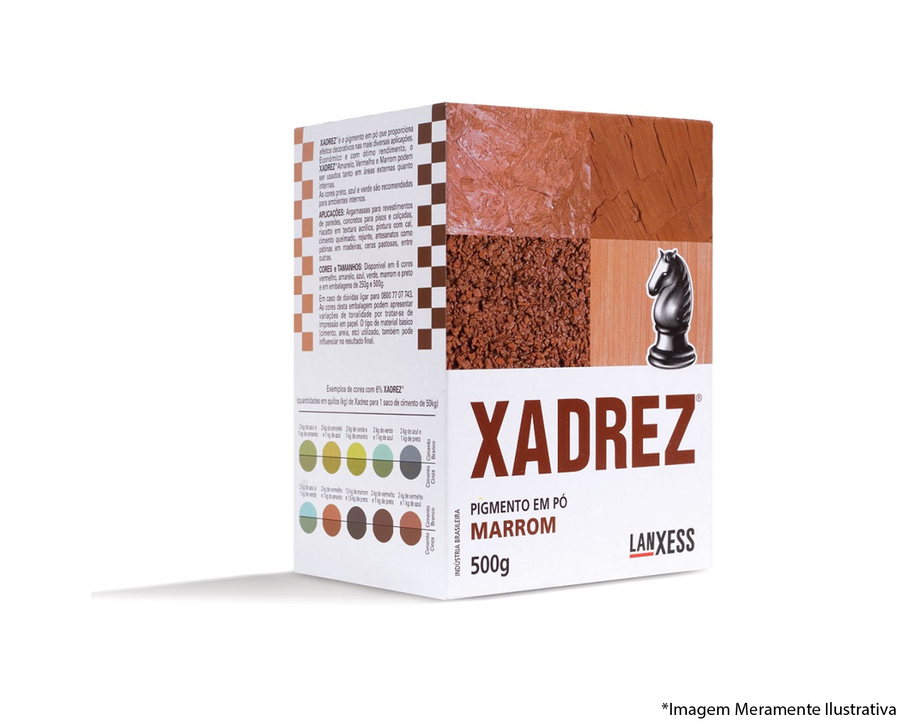 PÓ XADREZ MARROM 500G