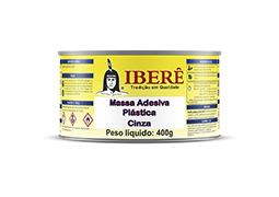 ADESIVO PLÁSTICO PASTOSO 400G CINZA (MASSA PLÁSTICA)