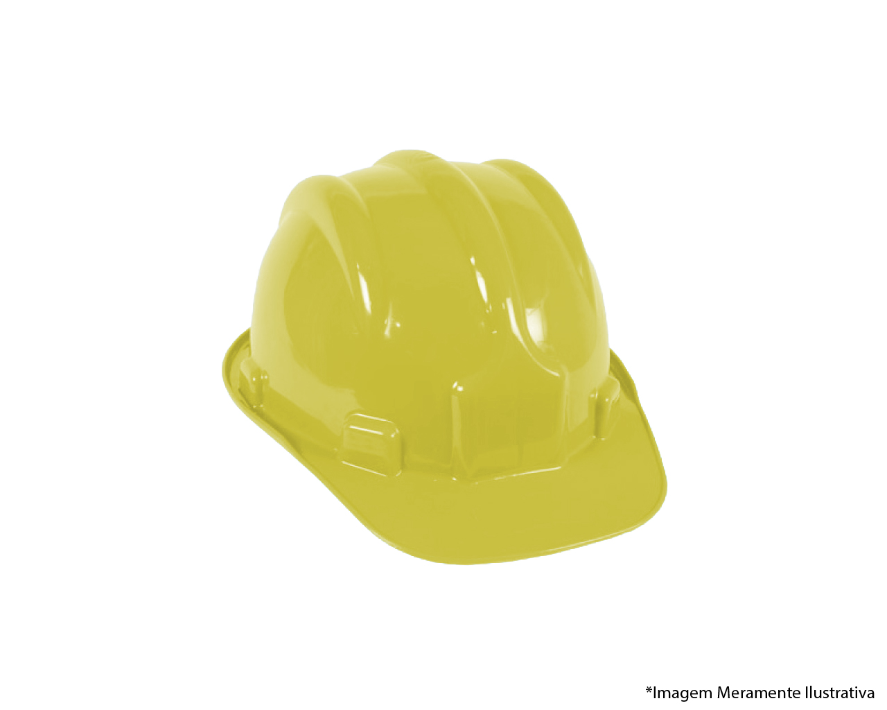 CAPACETE SEGURANÇA ABA FRONTAL AMARELO