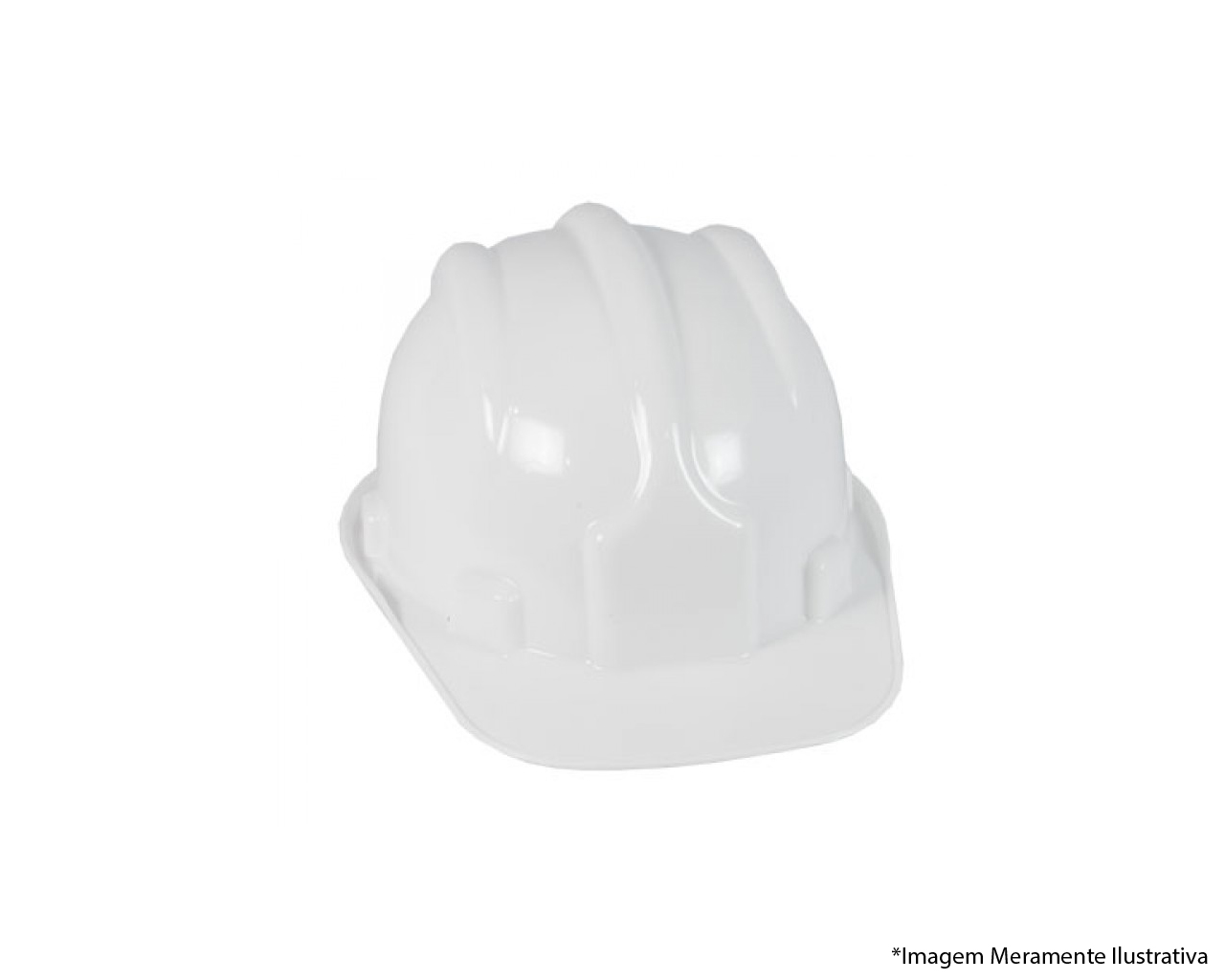 CAPACETE SEGURANÇA ABA FRONTAL BRANCO