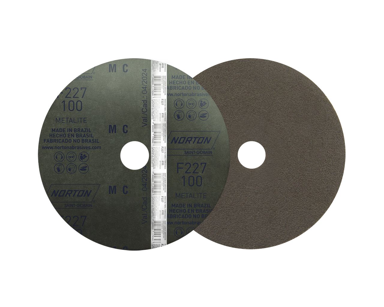 DISCO DE LIXA 4.1/2