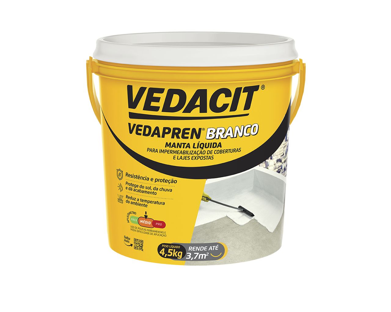 VEDAPREN BRANCO 4,5KG GALÃO