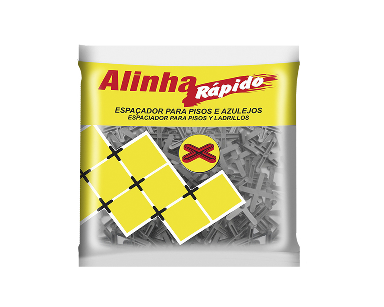 ESPAÇADOR PARA PISO E AZULEJO ALINHA RÁPIDO 3,0MM 100 PEÇAS BLISTER