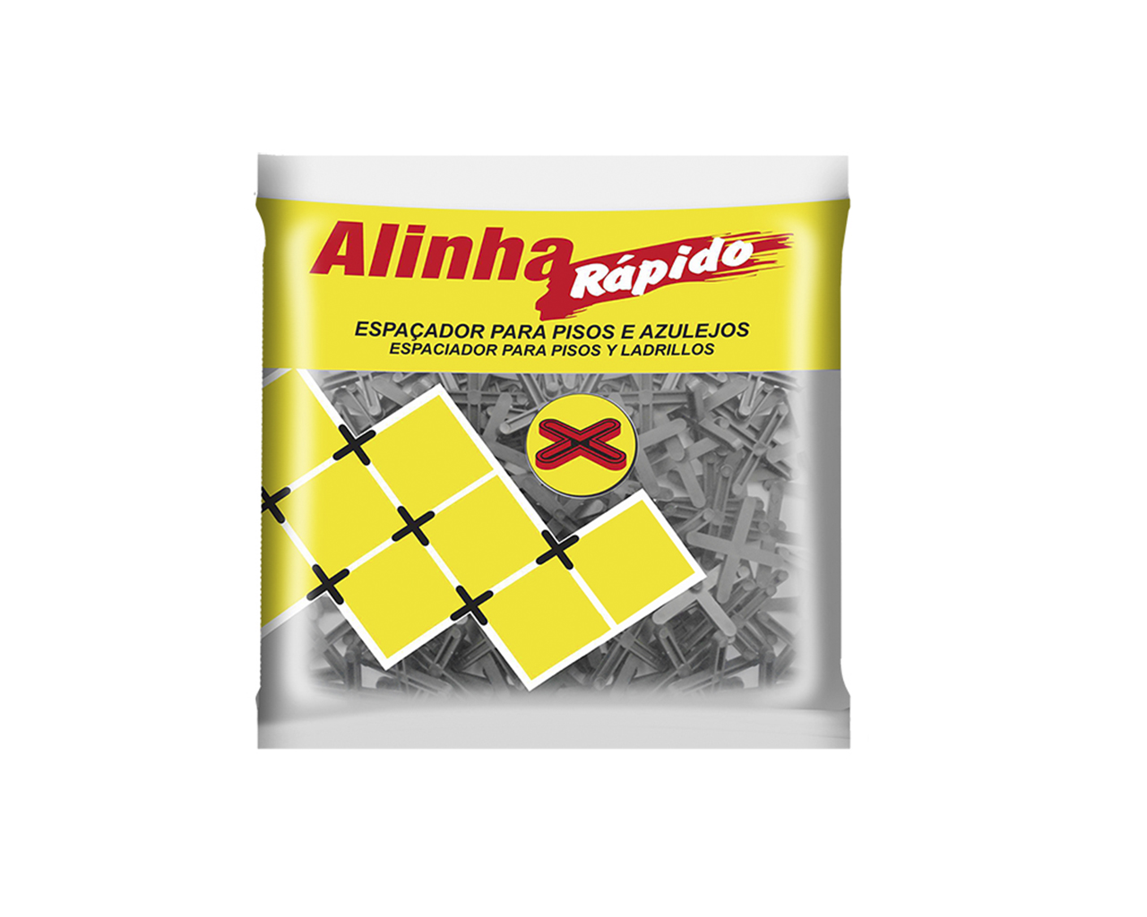 ESPAÇADOR PARA PISO E AZULEJO ALINHA RÁPIDO 5,0MM 100 PEÇAS BLISTER