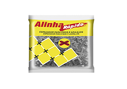 ESPAÇADOR PARA PISO E AZULEJO ALINHA RÁPIDO 5,0MM 100 PEÇAS BLISTER