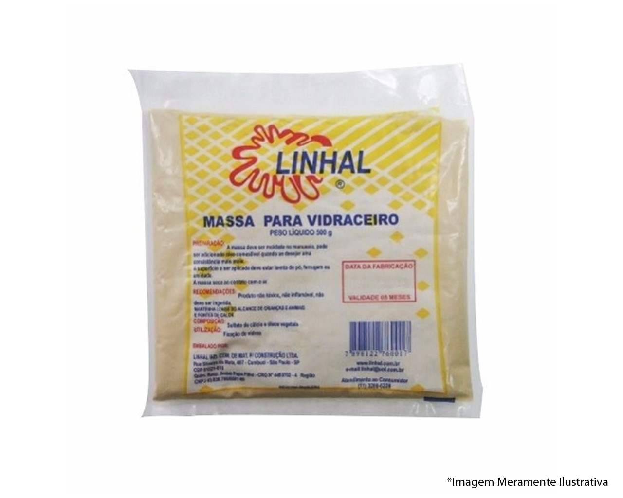 MASSA PARA VIDRACEIRO 500G